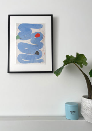 Berries and Blue Skies Print (framed)