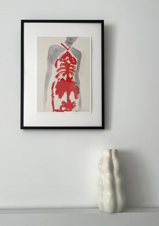 La Robe Rouge Print (framed)