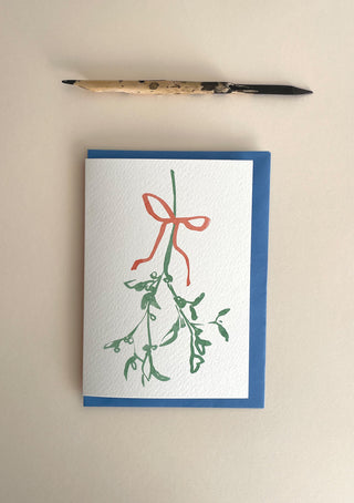 Mistletoe Christmas Card