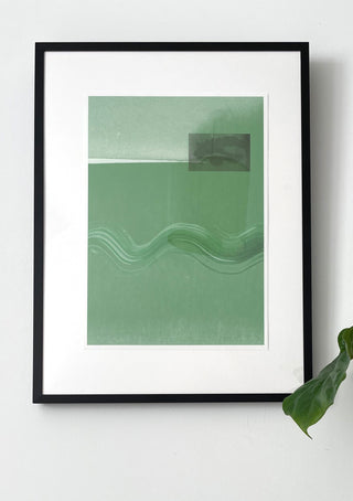 The Green Window Print (framed)