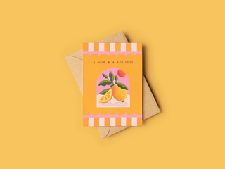 A Hug & A Squeeze Card