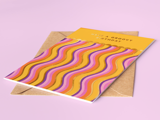 Groovy Birthday Card