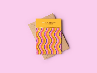 Groovy Birthday Card