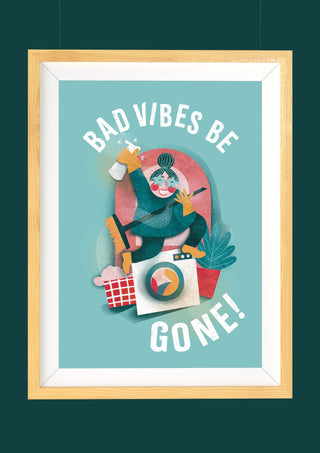 Daily life Print - Bad Vibes