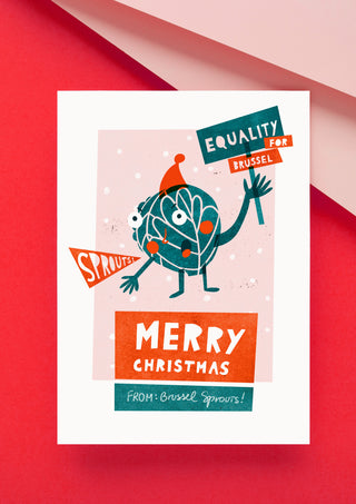 Brussel Sprout - Equality Christmas Card