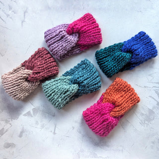 Knitted Headband - Two-Tone