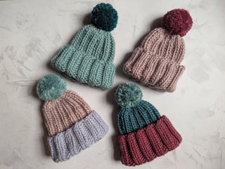 Merino Hat with Pom Pom