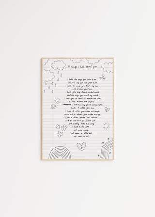10 Things I Hate About You Print