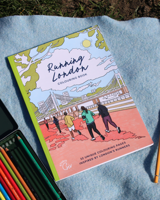 Running London Colouring Book