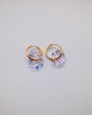 Frank Spot Glass Charm Earrings