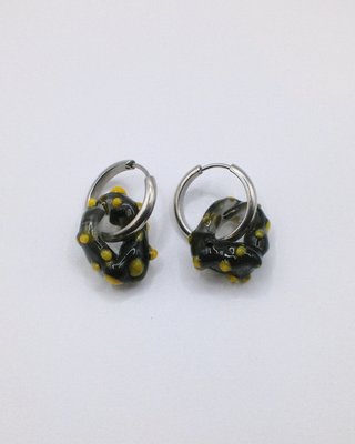 Frank Spot Glass Charm Earrings