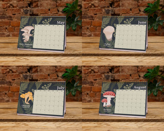 Mushroom Calendar (A4 / A5)