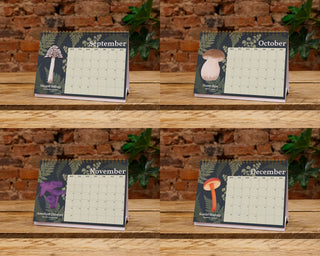 Mushroom Calendar (A4 / A5)