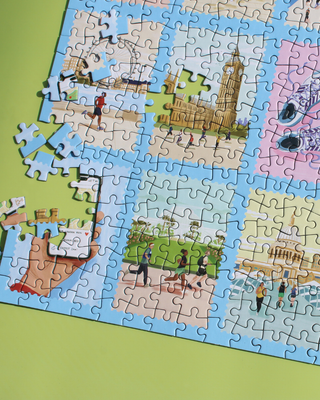 Running London Jigsaw Puzzle
