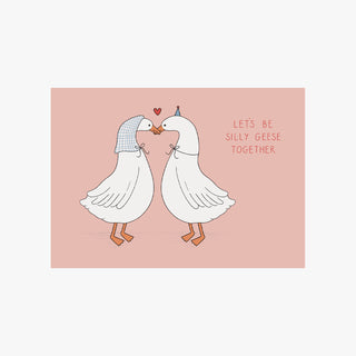 Silly Geese Greetings Card
