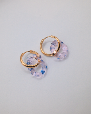 Frank Spot Glass Charm Earrings