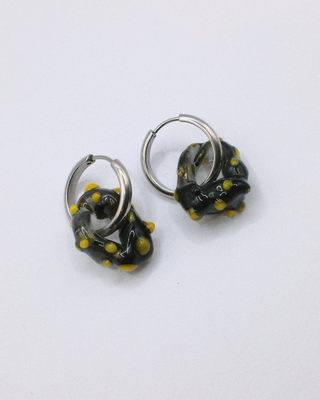 Frank Spot Glass Charm Earrings