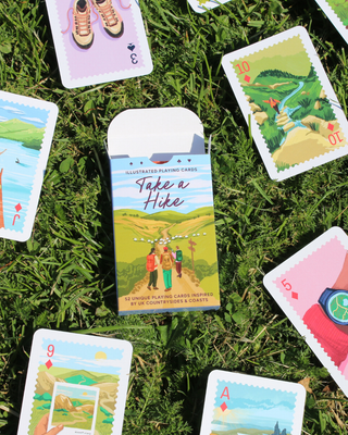 Take a Hike Illustrated Playing Cards