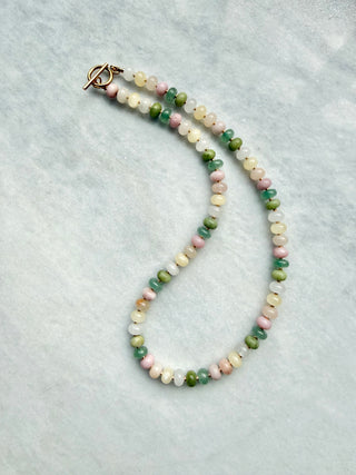 Full Bloom Rondelle Necklace