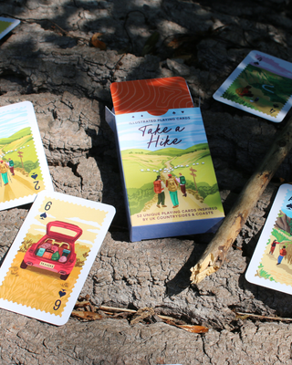 Take a Hike Illustrated Playing Cards