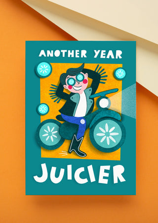 Juicier Birthday Card