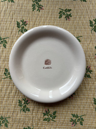 Ceramic cheese wall plate