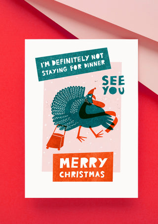 Turkey - Suitcase Christmas Card