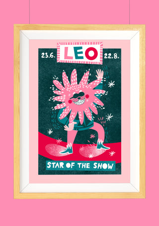 Zodiac Sign Print - Leo