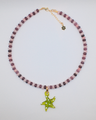 Starfish Necklace with removable Charm