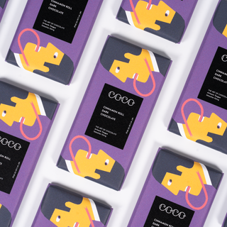 Cinnamon Roll Dark Chocolate Bar