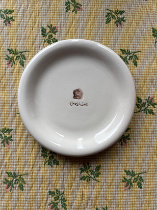 Ceramic cheese wall plate