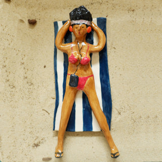 Latoya Swimming Ceramic Figure