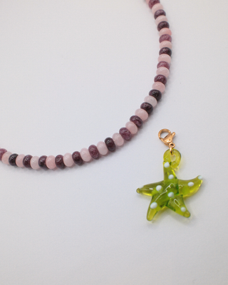 Starfish Necklace with removable Charm