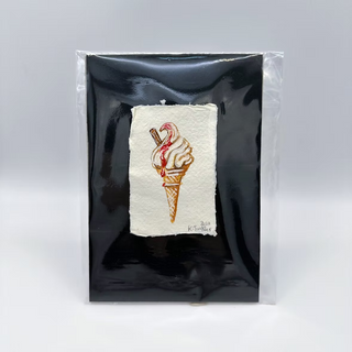 99 flake ice cream A8 original painting