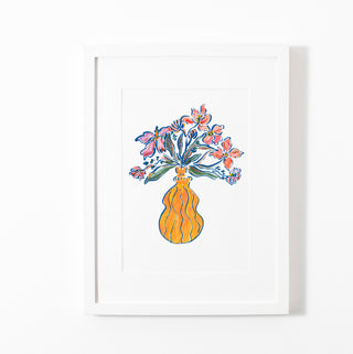 Neon Flower Fine Art Print