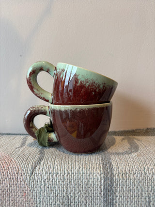 Pair of vintage coffee cups