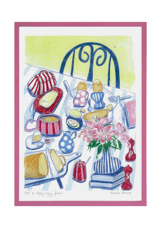 A Dippy Eggy Feast Print