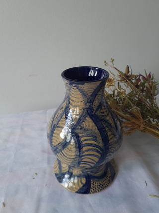 Abstract blue Vase