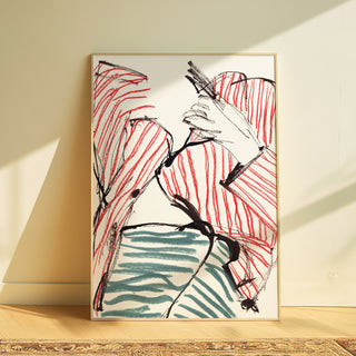 Abstract Pyjama Art Print