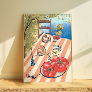 Al Fresco Brunch Art Print
