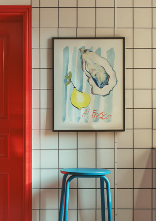 Al Fresco Oysters Art Print