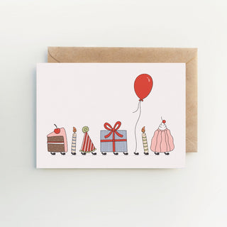 Ant Party Greetings Card