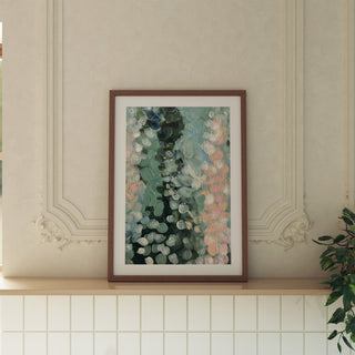 Apricot Blooms 1 Abstract Print