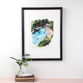 At the Beach Print