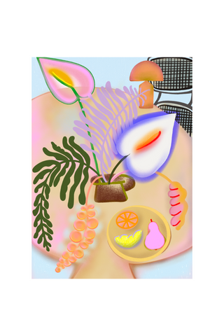 Teatime Greetings Card