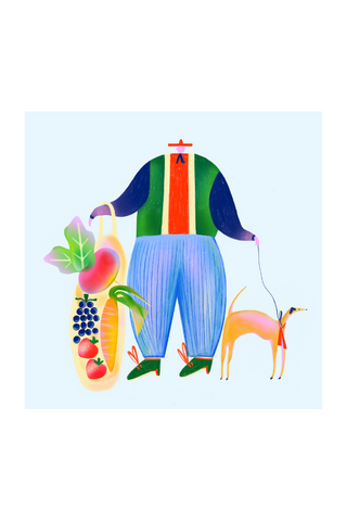 Shopping Pals Greetings Card