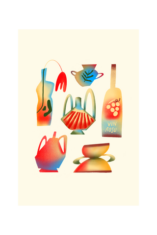 Pots A3 Print