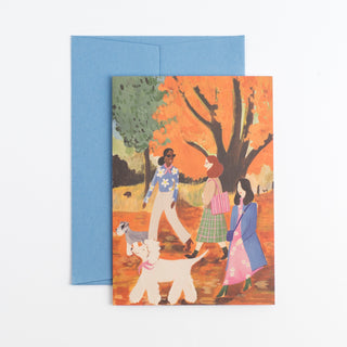 Autumn Stroll Card