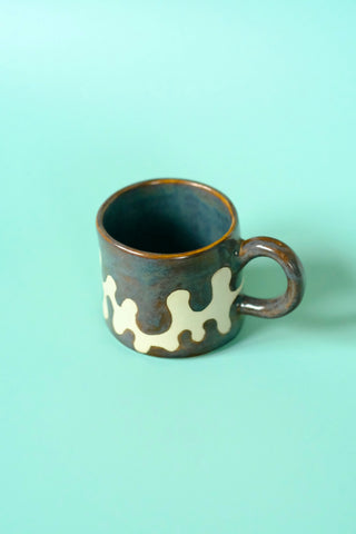 Autumn Camo Mug - Textured Purple