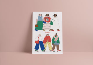 Let's Go Girls Print (A3)